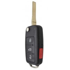 LLAVE VOLKSWAGEN Jetta-Passat Mod. 12-19 con llave de presencia Abatible  4 botones FC. NBGFS93N de 315 Mhz