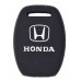 FUNDA DE SILICON PARA CONTROL HONDA 3 botones con logo color Negro