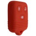 FUNDA DE SILICON PARA CONTROL FORD 3 botones realzados color rojo