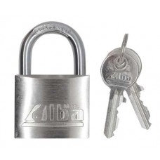 CANDADO ALBA LATON NIQUELADO 40 mm llave normal