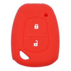 FUNDA DE SILICON PARA CONTROL Renault Clio 2 botones color Rojo