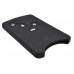 FUNDA DE SILICON PARA CONTROL RENAULT de Tarjeta 4 botones con logo Color Negro