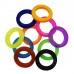 ARILLOS DE PLASTICO PARA LLAVE 24 mm. Colores surtidos (200 pzas) Marca TAI