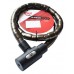 CABLE ANTIRROBO DE ROTULA  SLIDE 120 de 1.2 m. con llave de seguridad