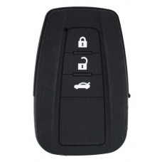 FUNDA DE SILICON PARA CONTROL TOYOTA de presencia 3 botones color Negro