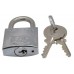 CANDADO arco normal 30 mm. Acero inoxidable Con llave sencilla niquel satin