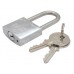 CANDADO arco largo 30 mm. Acero inoxidable Con llave sencilla niquel satin