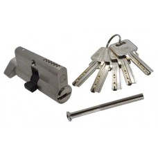CILINDRO PARA CERRADURA 60 mm. Llave multipunto con mariposa Niquel satin con 5 llaves SOPRANO CILINDRO PARA CERRADURA 60 mm. Llave multipunto con mariposa Niquel satin con 5 llaves SOPRANO