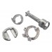 PATA PARA CILINDRO PUERTA BMW pata corta Kit 4 piezas IZQUIERDO
