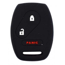 FUNDA DE SILICON PARA CONTROL HONDA 3 botones color Negro