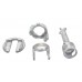 PATA PARA CILINDRO PUERTA BMW pata corta Kit 4 piezas IZQUIERDO