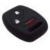 FUNDA DE SILICON PARA CONTROL HONDA 3 botones color Negro
