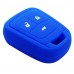 FUNDA DE SILICON PARA CONTROL CHEVROLET Astra 3 botones Color Azul