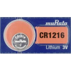 PILA PARA CONTROL de Alarma Murata 1216 3V  (5 pzas)