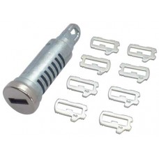 CILINDRO PUERTA VOLKSWAGEN Pointer Mod. 04-09 con 10 teclas REPUESTO Desarmado para llave Regata (sin llave)