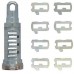 CILINDRO PUERTA VOLKSWAGEN Pointer Mod. 04-09 con 10 teclas REPUESTO Desarmado para llave Regata (sin llave)