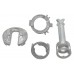 PATA PARA CILINDRO PUERTA BMW pata corta Kit 4 pzs DERECHO