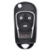 LLAVE CONTROL TIPO HONDA con control 3 botones para generar Mini KD * sin inserto y sin chip (serie B)