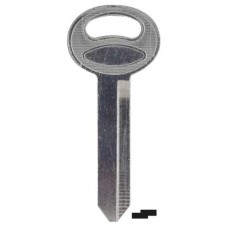 LLAVE FORD Niquelada AUSTRAL FO-2A (F2A) redonda (5 pzas)