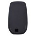FUNDA DE SILICON PARA CONTROL TOYOTA 4 Botones de presencia con logo  color Negro
