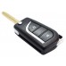 CARCASA TOYOTA abatible 2 botones para control de alarma con llave corte normal