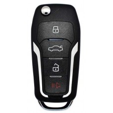 LLAVE CONTROL TIPO FORD PARA GENERAR XHORSE 4 BOTONES SIN INSERTO Y CON SUPER CHIP (serie NB )
