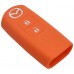 FUNDA DE SILICON PARA CONTROL MAZDA de presencia 2 Botones color Naranja
