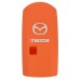 FUNDA DE SILICON PARA CONTROL MAZDA de presencia 2 Botones color Naranja