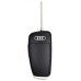 CARCASA AUDI 4 botones con llave abatible para control de alarma 