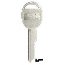 LLAVE CHEVROLET Niquelada GM11 oval D JMA  (5 pzas) (A67)