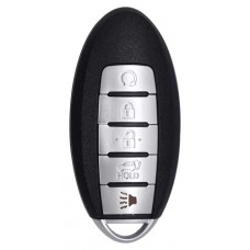 LLAVE NISSAN XTrail FC. KR5S180144106  c/control proximidad 5 botones y chip 4A Crypto 434 Mhz