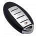 LLAVE NISSAN XTrail FC. KR5S180144106  c/control proximidad 5 botones y chip 4A Crypto 434 Mhz