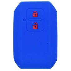 FUNDA DE SILICON PARA CONTROL Suzuki 2 botones de presencia color Azul