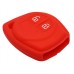 FUNDA DE SILICON PARA CONTROL Suzuki 2 botones color Rojo