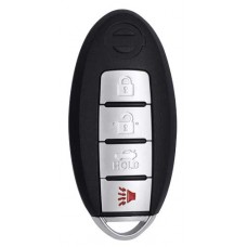 LLAVE NISSAN Altima mod. 16-20 FC. KR5S180144014  c/control proximidad 4 botones y chip 4A Crypto 434 Mhz (con espacio para logo)