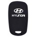 FUNDA DE SILICON PARA CONTROL HYUNDAI Accent de 3 botones Color Negro
