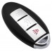 LLAVE NISSAN Rogue mod. 08-13, Tiida mod. 12-13 FC. CWTWBU729  c/control de 3 botones de 315 MHZ con chip TP12