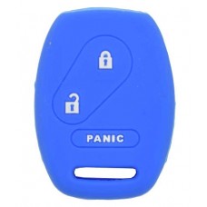 FUNDA DE SILICON PARA CONTROL HONDA 3 botones color Azul