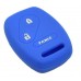 FUNDA DE SILICON PARA CONTROL HONDA 3 botones color Azul