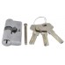 CILINDRO PARA CERRADURA 60 mm. Austral con llave multipunto niquel satin