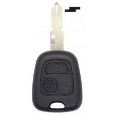 LLAVE PEUGEOT 206 mod. 03-09, 306 mod. 00-02  de 434 MHZ Chip 46 TP12 (7961) con control de 2 botones
