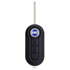 LLAVE FIAT 500 mod. 10-17 de 3 botones F-LTQFI2AM433TX   434 Mhz chip TP12