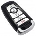 CARCASA FORD Mustang mod. 15-18  de presencia de 5 botones para control de alarma