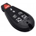 CARCASA CHRYSLER Mod. 10-13 Fobik B c/ inserto 7 botones p/ control alarma 