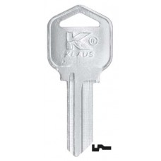 LLAVE RESIDENCIAL TRU1D KLAUS Alba Niquelada (10 pzas) (R78)