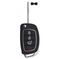 LLAVE HYUNDAI con control de 4 botones llave de regata FC. TQ8-RKE-4F16 de 433 Mhz SIN CHIP