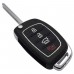 LLAVE HYUNDAI con control de 4 botones llave de regata FC. TQ8-RKE-4F16 de 433 Mhz SIN CHIP
