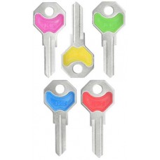 LLAVE RESIDENCIAL PHI-32 Niquelada colores surtidos (10 pzas) (T32)