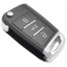 LLAVE CONTROL TIPO VW MQB DE PRESENCIA PARA GENERAR MINI KD 3 BOTONES SIN INSERTO Y SIN CHIP (serie B )