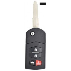 LLAVE MAZDA  6 Sedan y Mazda RX-8  MOD 05/09 FRECUENCIA (KPU41788) CON CONTROL Y CHIP 4D 63    4 BOTONES ABATIBLE 315 MHZ